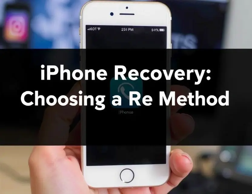 Восстановление iPhone: выбор метода